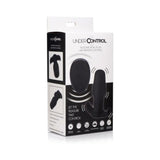 Under Control Anal Plug With Remote Control Black
