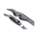 Padded Blindfold And Gag Set Black