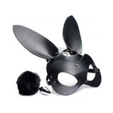Bunny Tail Anal Plug and Mask Set