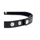 Dark Heart Chrome Black Choker Black O/S