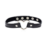Dark Heart Chrome Black Choker Black O/S