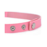 Dark Heart Chrome Heart Choker - Pink