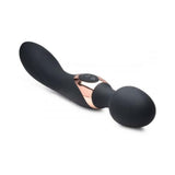 10X Dual Duchess 2 in1 Silicone Massager Black