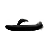 Bling Bunny 10X Flexing Silicone Rabbit Vibrator Black