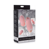 Shegasm Tandem Teaser 10x Clitoral Stimulator With Bonus Egg Vibe