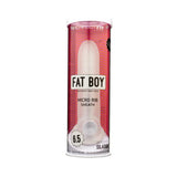 Perfect Fit Fat Boy Micro Ribbed Sheath 6.5 inches Clear