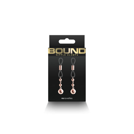 Bound D1 Nipple Clamps - Rose Gold
