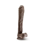Dr. Skin Mr. Ed 13 Inch Dildo With Suction Cup - Chocolate