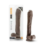 Dr. Skin Mr. Ed 13 Inch Dildo With Suction Cup - Chocolate