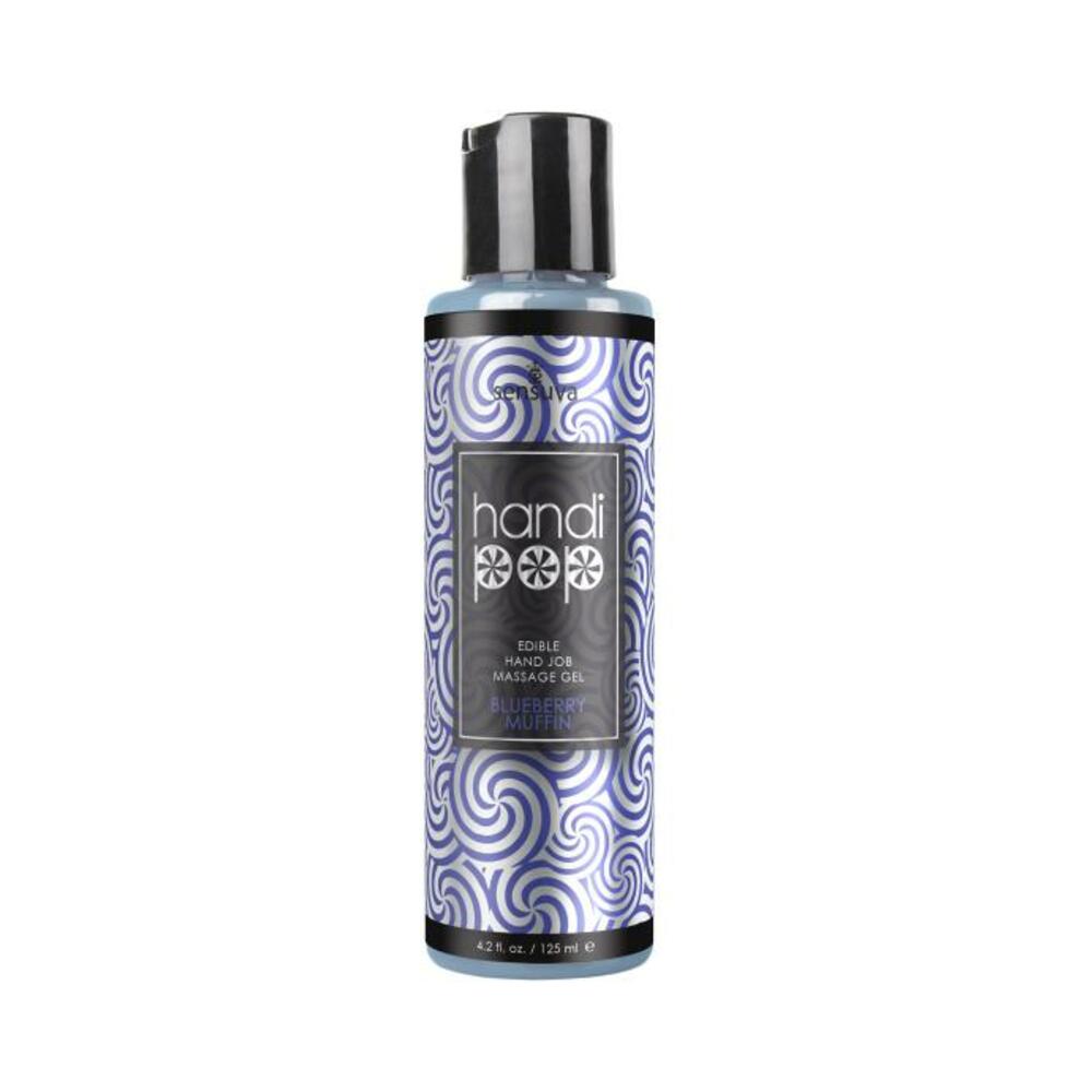 Handipop Edible Handjob Massage Gel Blueberry Muffin 4.2 Oz