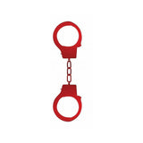 Ouch Beginners Handcuffs Metal Red
