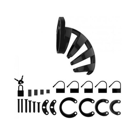 ManCage Model 2 Chastity 3.5 inches Cock Cage Black