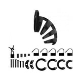 ManCage Model 2 Chastity 3.5 inches Cock Cage Black