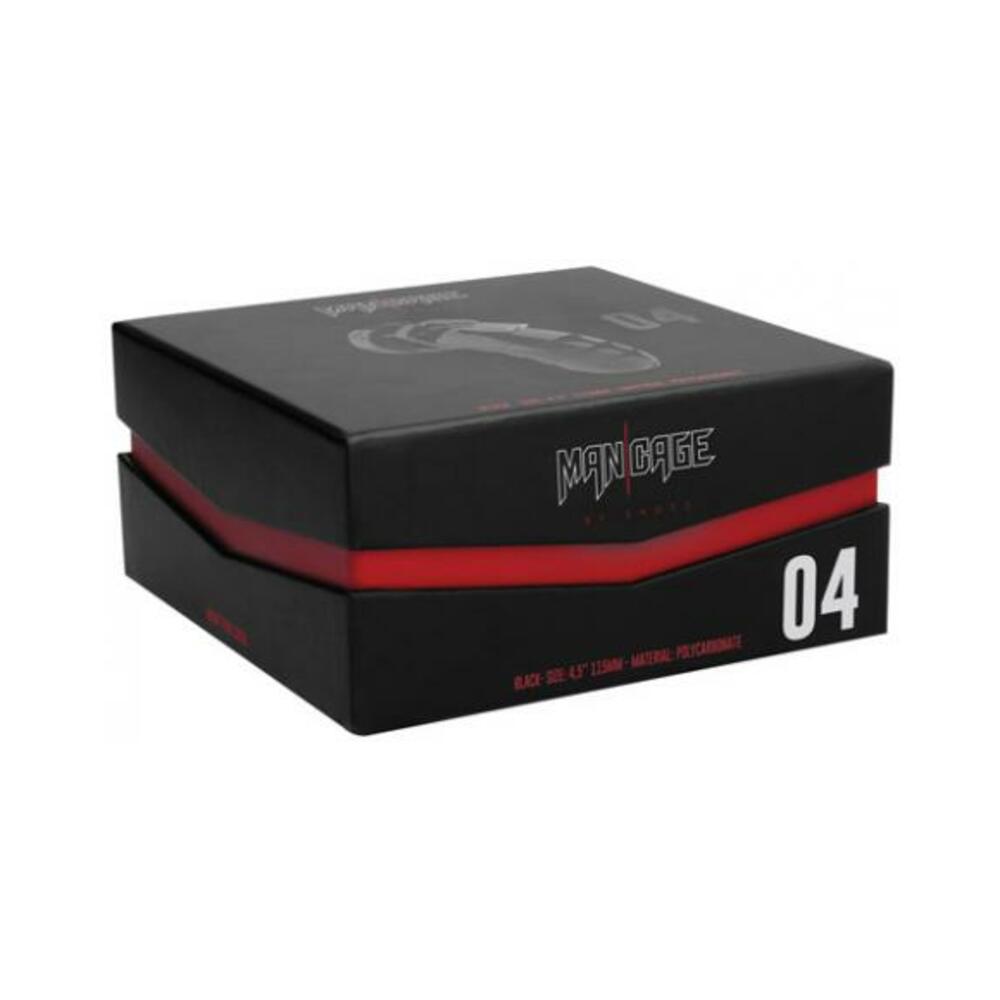 Mancage Model 04 Chastity 4.5 inches Cock Cage Black
