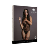 Shots Le Desir Lace & Fishnet Bodystocking Black O/s