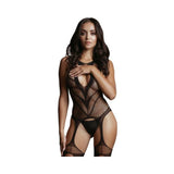 Shots Le Desir Suspender Bodystocking Black O/s