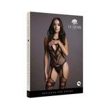 Shots Le Desir Suspender Bodystocking Black O/s