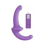Ouch Vibrating Silicone Strapless Strap On Purple