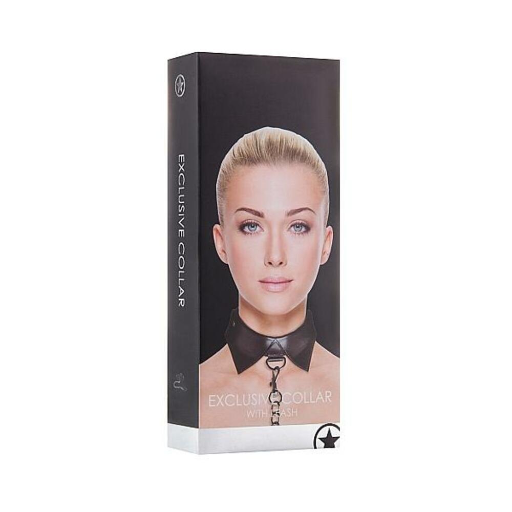 Ouch Exclusive Collar & Leash Black