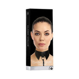 CLASSIC COLLAR W/LEASH BLACK