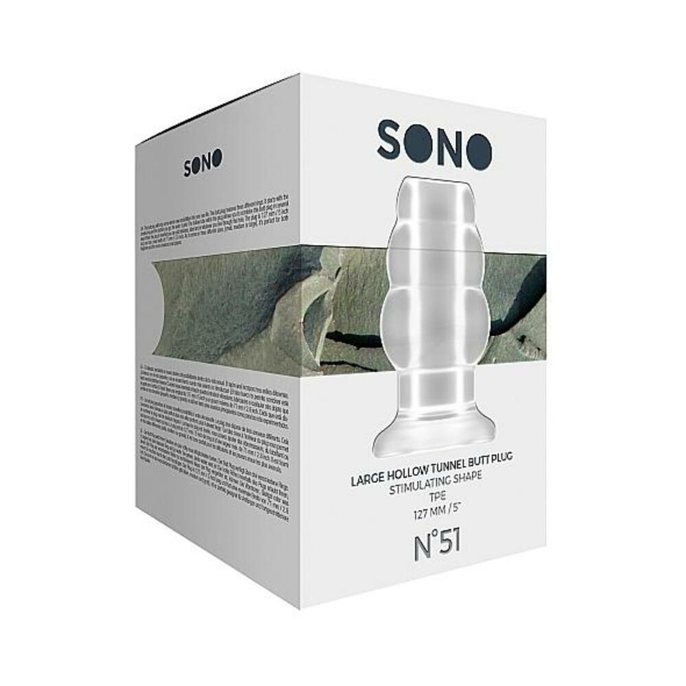 Shots Sono Butt Plug - Large Clear
