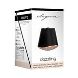 Dazzling Rotating Vibrating Clitoral Stimulator Black