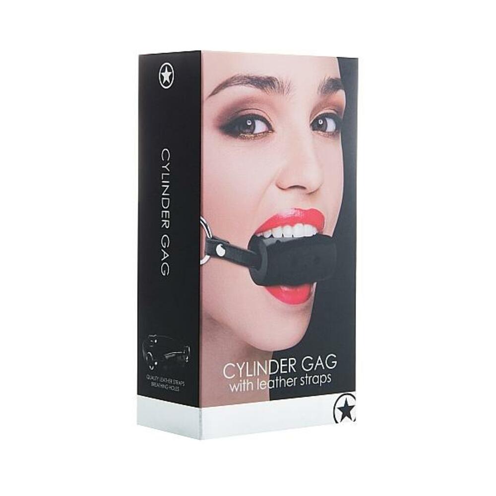 Ouch Cylinder Gag Black O/S
