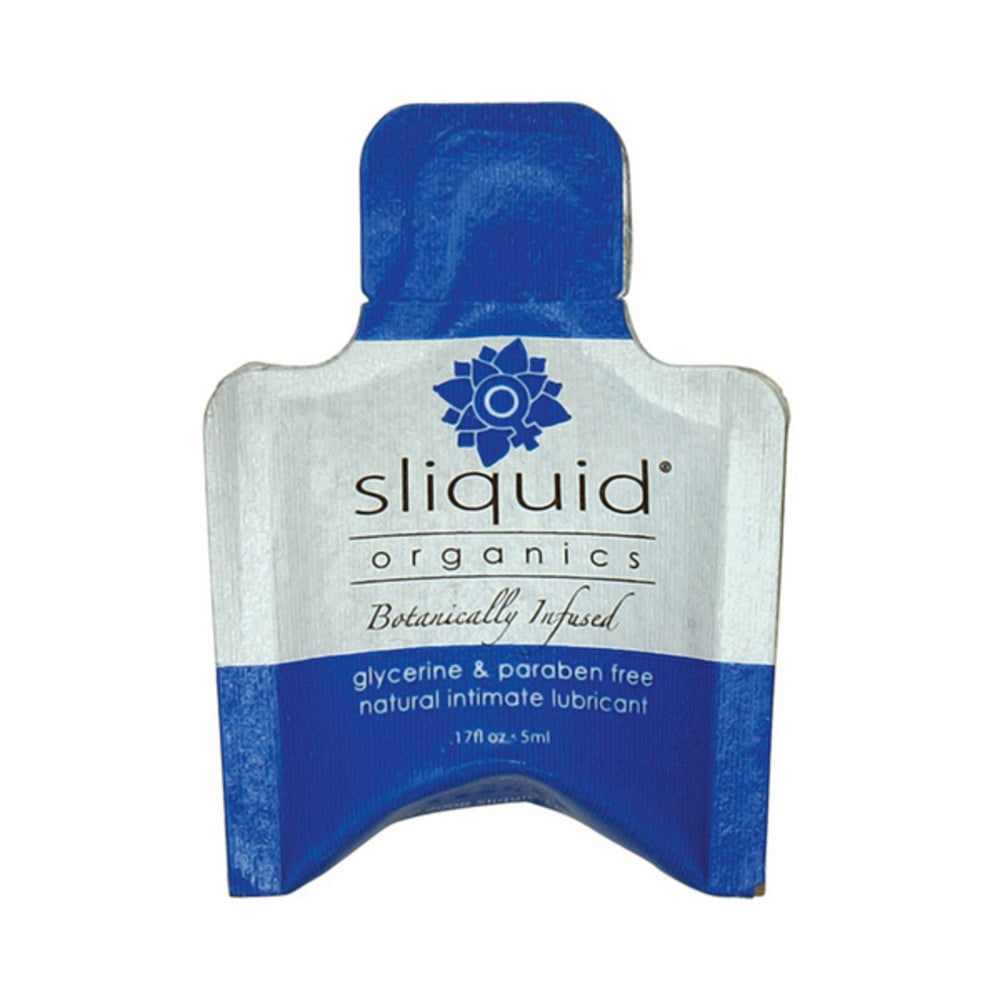 Sliquid organics natural intimate lubricant - .17 oz pillow