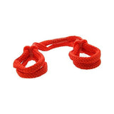 Ff Silk Rope Love Cuffs Red