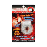 The Macho Crystal Collection Vibrating Cock Ring (clear)