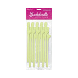 Bachelorette Party Favors Dicky Sipping Straws - Glow in the Dark Pack of 10
