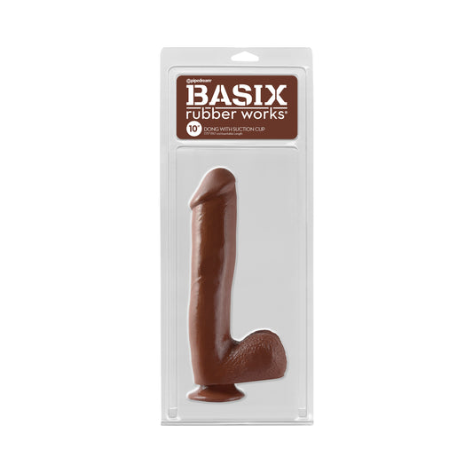 Basix 10 Dong W/suction Brown