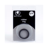 Spartacus Rubber Cock Ring 1.25in. (black)