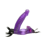 Double Penetrator Strap-On C-Ring (Red)