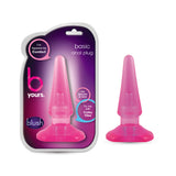 Blush B Yours Basic Anal Plug - Blue