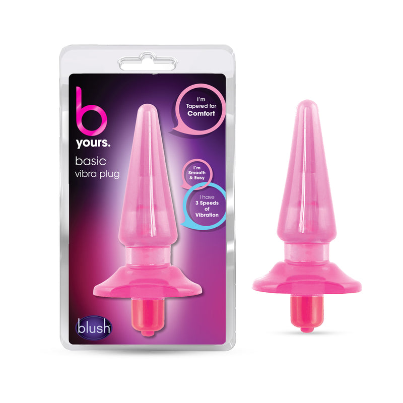 Blush B Yours Basic Vibra Plug - Pink