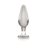 Icicles No 26 Glass Butt Plug Clear