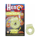 Hero Climax Vibrating C Ring - Glow In The Dark
