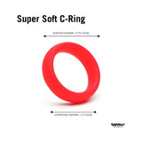 Tantus Super Soft C-ring - Red