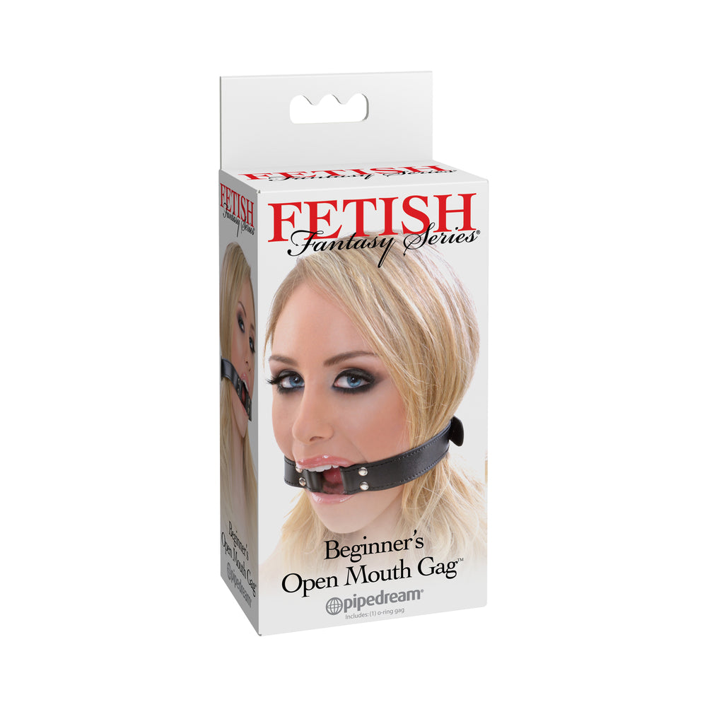 Fetish Fantasy Series Beginners Open Mouth Gag - Black