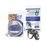 CB Gear V-style cock ring w/ball divider