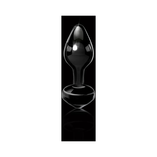 Icicles No. 44 Black Glass Butt Plug