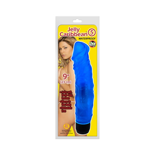 Crystal Caribbean Jelly Vibe #5 Waterproof - 10 Function Pink