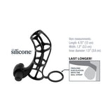Deluxe Silicone Power Cage - Black