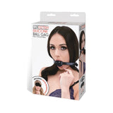 Lux Fetish Silicone Ball Gag Black O/S