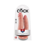 King Cock Double Penetrator Dildo Beige
