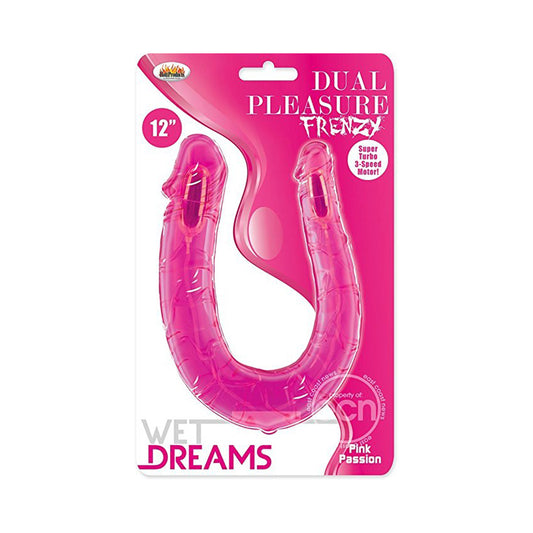 Dual Pleasure Frenzy Pink Double Dong