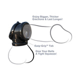 Fantasy C-Ringz Rock Hard Cock Pipe - Black