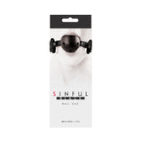 Sinful Black Ball Gag