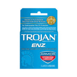 Trojan Condom Enz With Spermicidal Lubricant 3 Pack